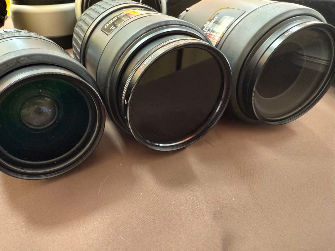 PENTAX FAフィルムカメラ2個 レンズセット5個