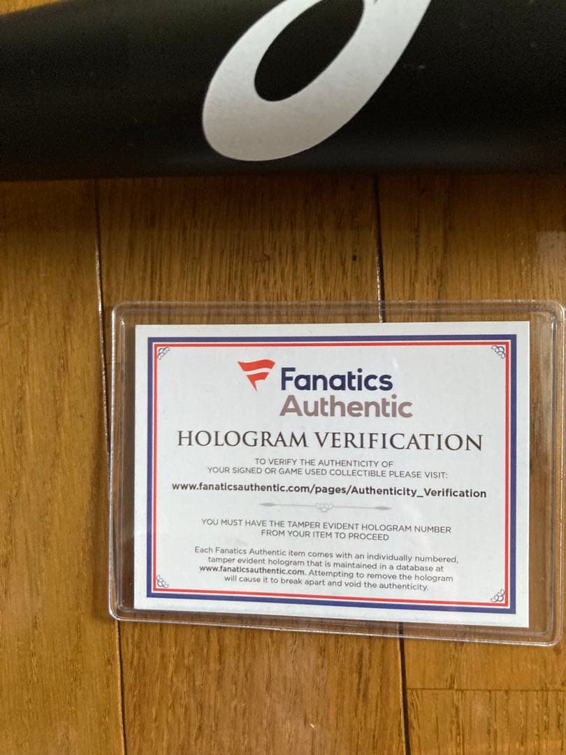 大谷翔平選手のサイン入りバット