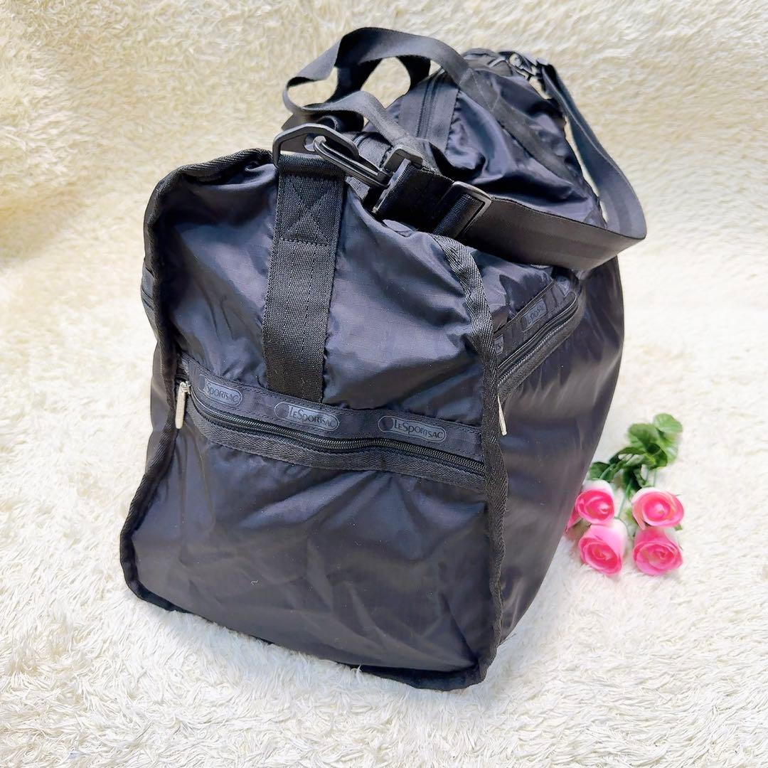 レスポートサック（LeSportsac）ボストンバッグ　黒　旅行　2way