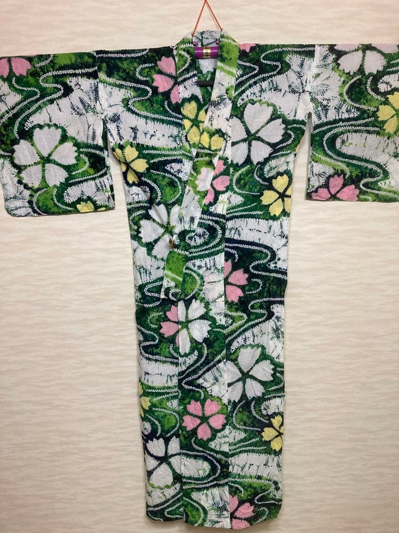 有松絞り　浴衣　可愛い