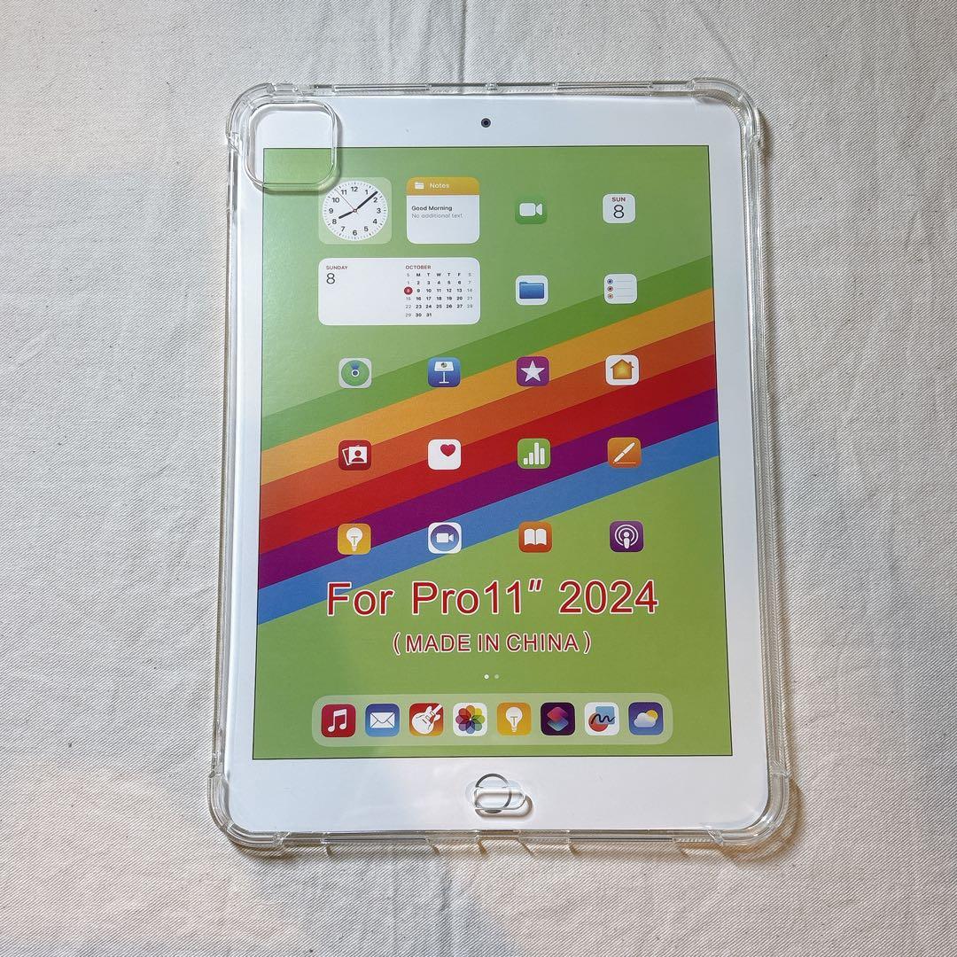 ☆　 iPad Pro 11　2024　第5世代　ケース　クリア　透明　傷防止