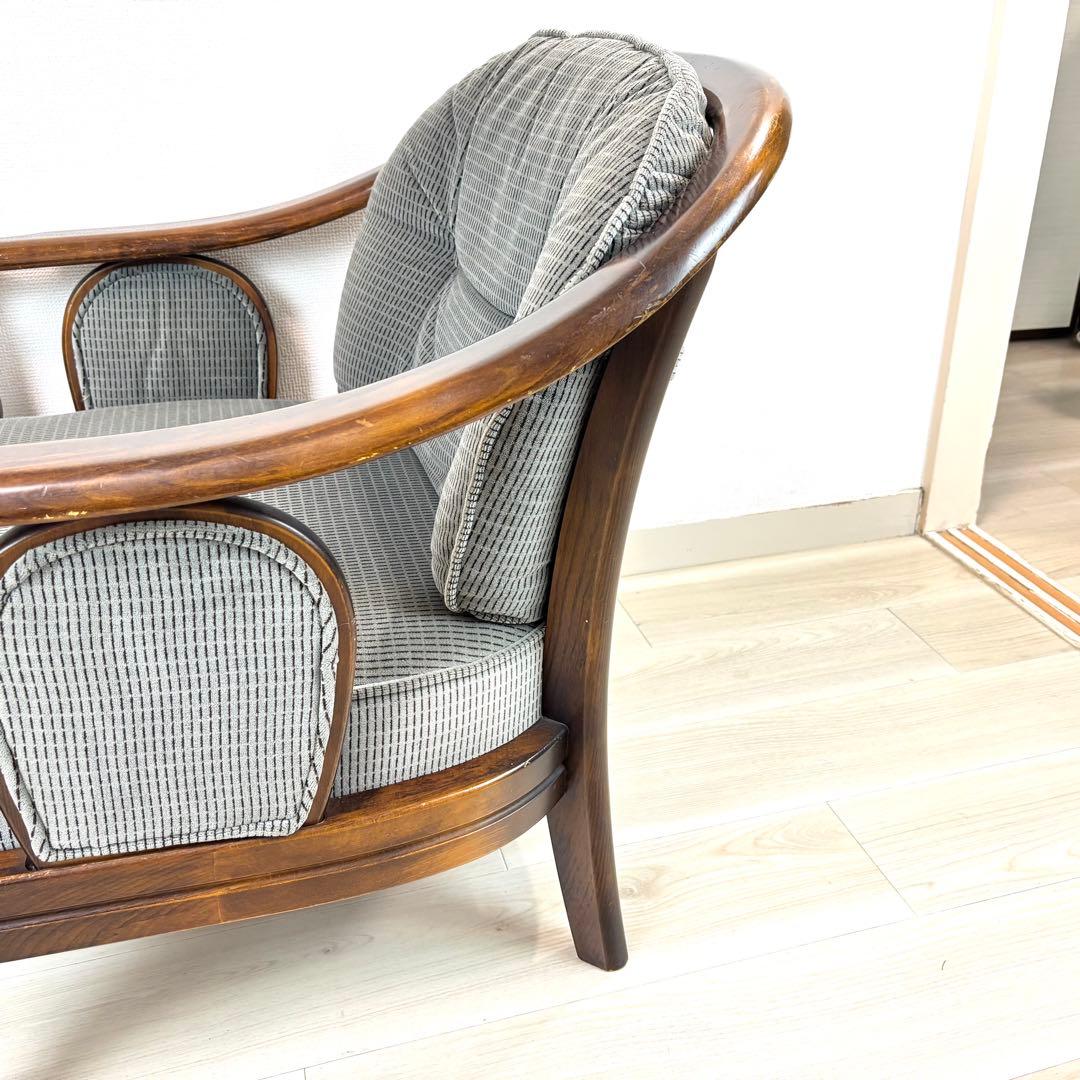 オールドカリモク　コロニアル　アームチェア　肘付き　karimoku