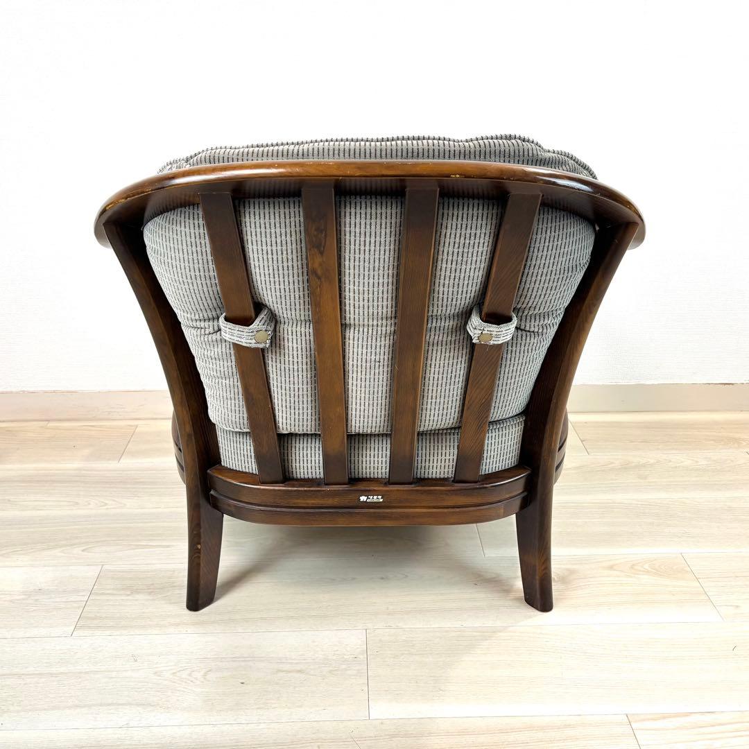 オールドカリモク　コロニアル　アームチェア　肘付き　karimoku