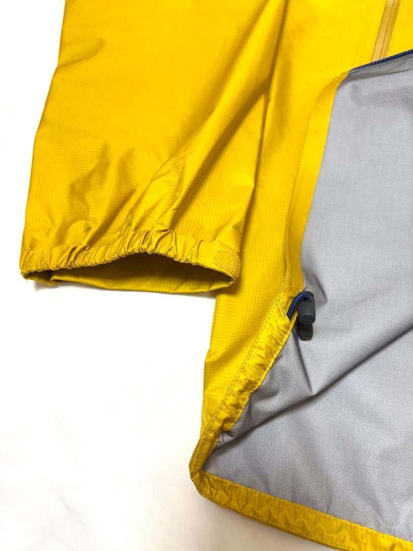 未使用！mont-bell ストームクルーザージャケット　イエロー　ゴアテックス