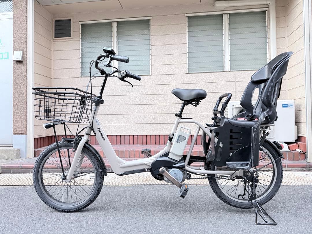 大阪府　子供乗せ　パナソニック 電動アシスト自転車 チャイルドシート付き