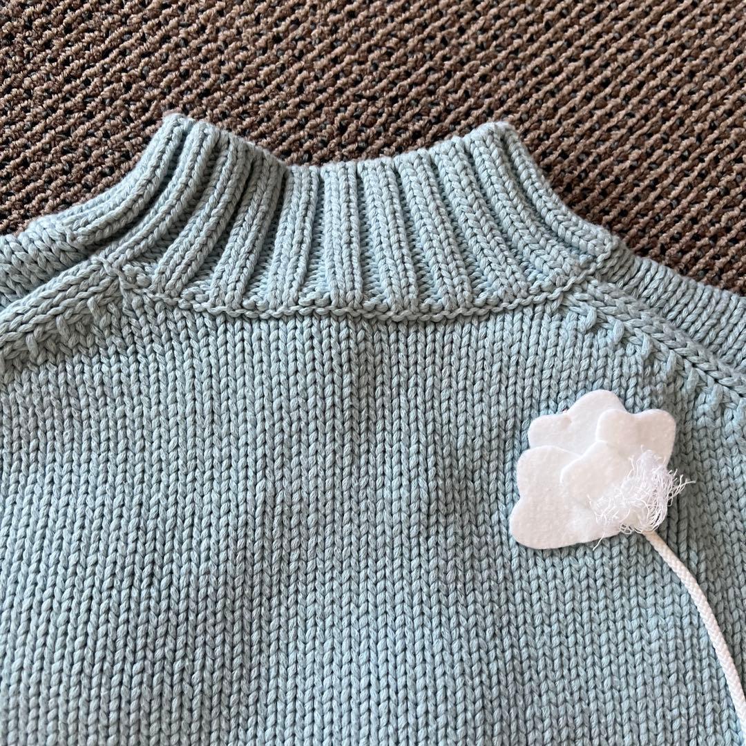 【着用一度のみ美品】seven ten フラワーニット