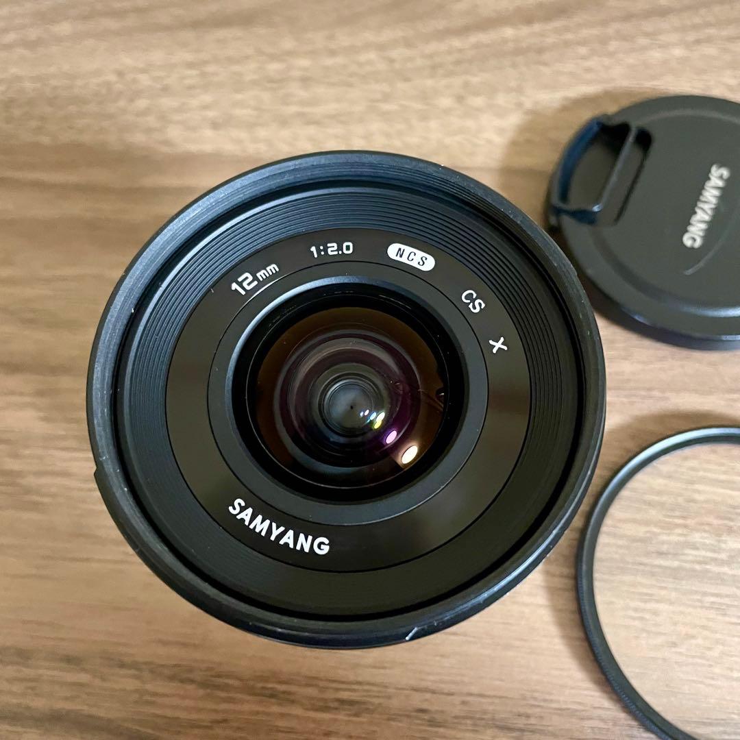 SAMYANG 12mm F2.0 NCS CS (フジフイルムX用) ブラック