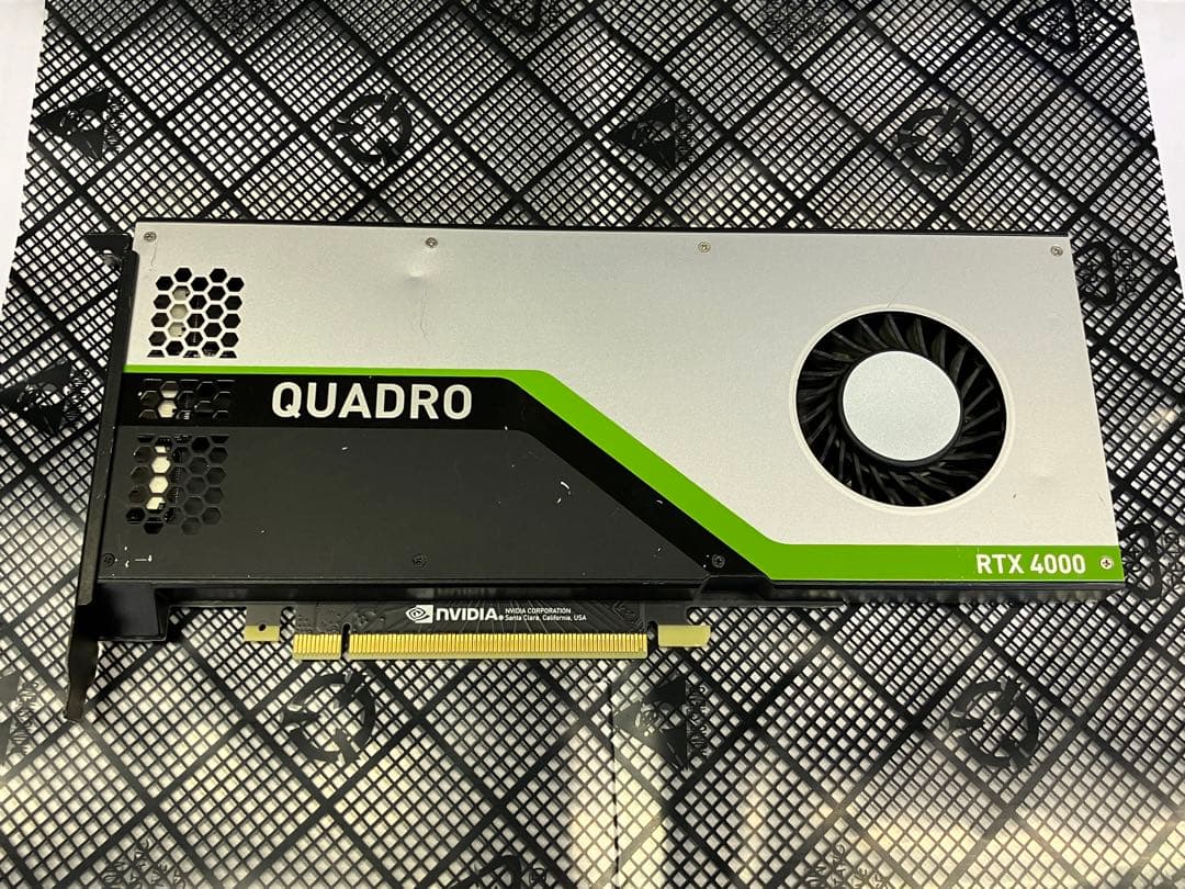 NVIDIA Quadro RTX 4000 グラフィックボード 本体のみ