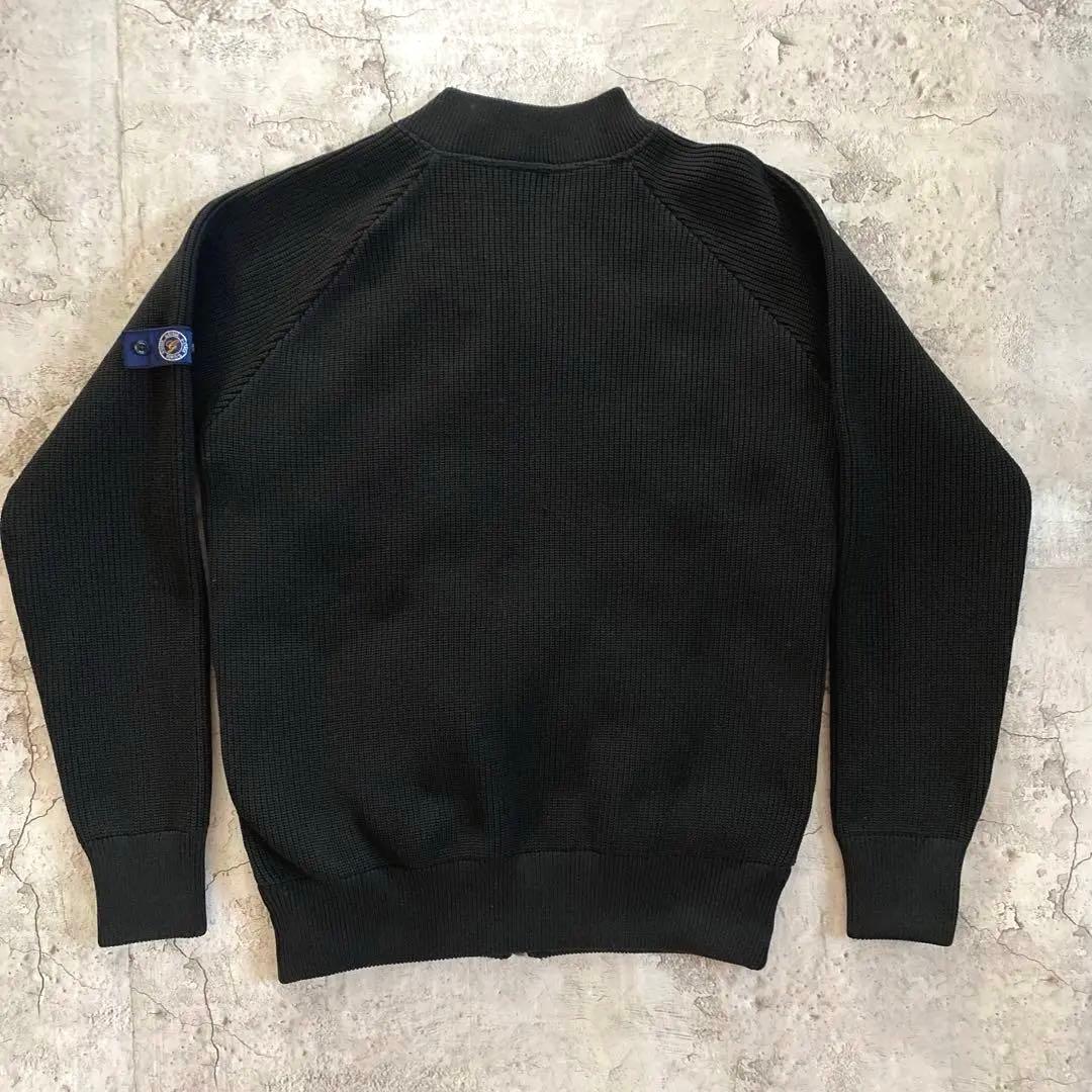 新品未使用ジーステージ ダウンジャケット ニット切替 メンズ 黒系G-STAGE