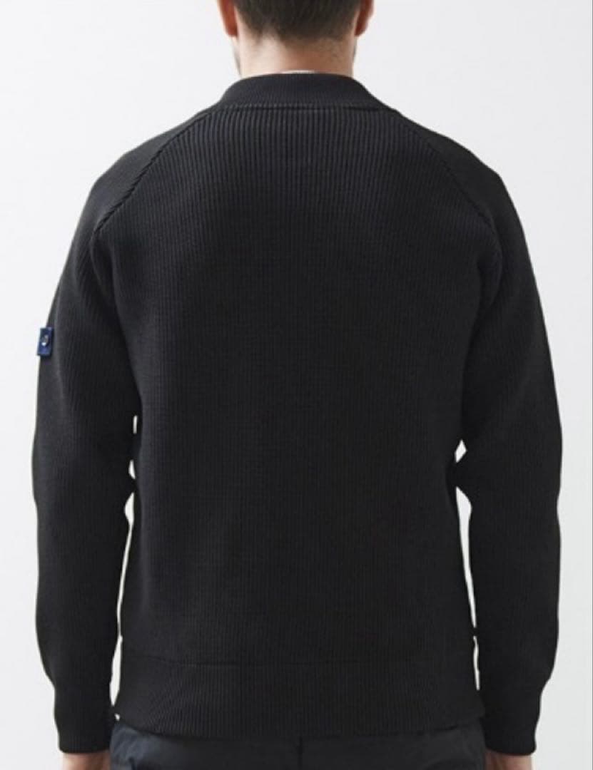 新品未使用ジーステージ ダウンジャケット ニット切替 メンズ 黒系G-STAGE