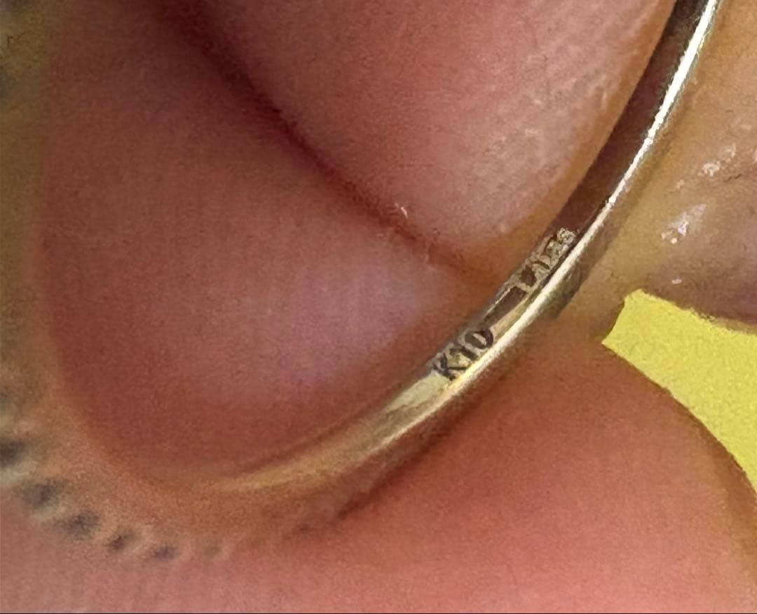 Lilas K10 ダイヤモンド ハーフエタニティリング　11号