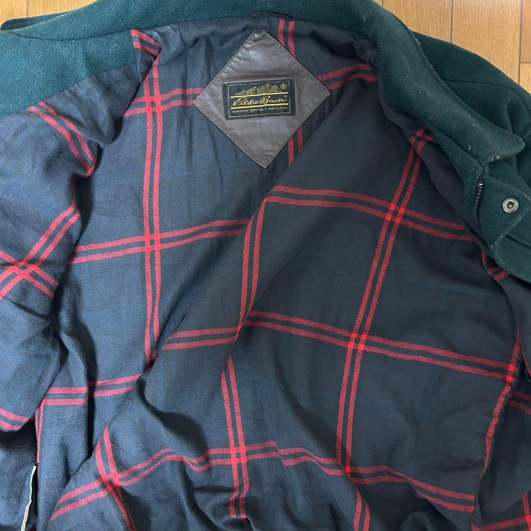 Eddie Bauer 70s~80s ウールボンバー ジャケット グリーン