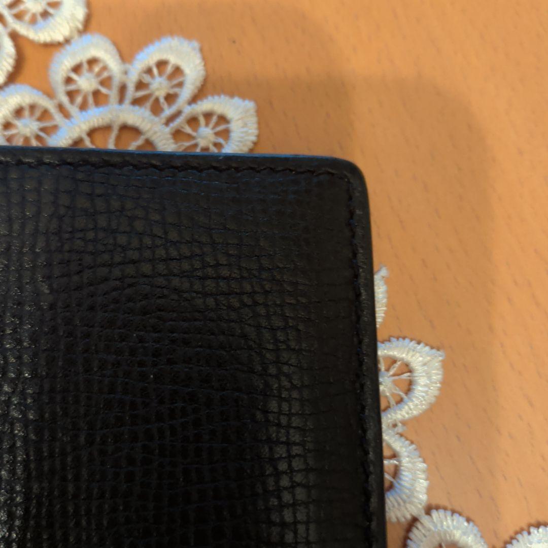 BURBERRY 黒 レザー 長財布