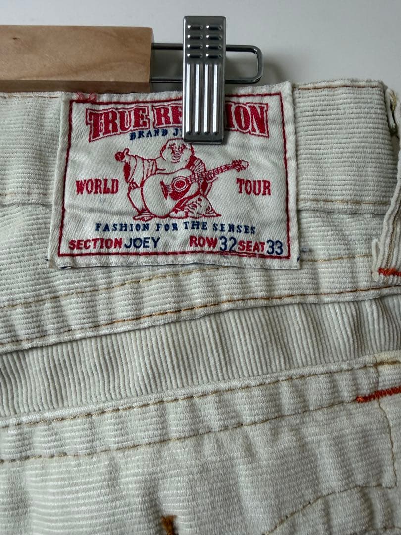 true religion JOEY コーデュロイ　フレアパンツ