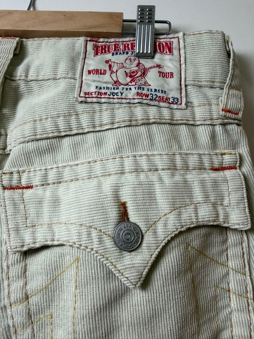 true religion JOEY コーデュロイ　フレアパンツ