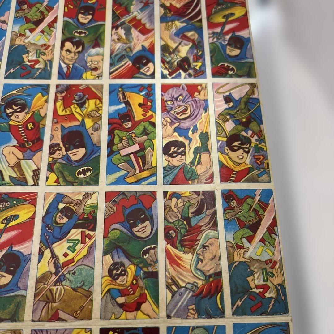 メンコ めんこ　バットマン　当時物　シート　未切断