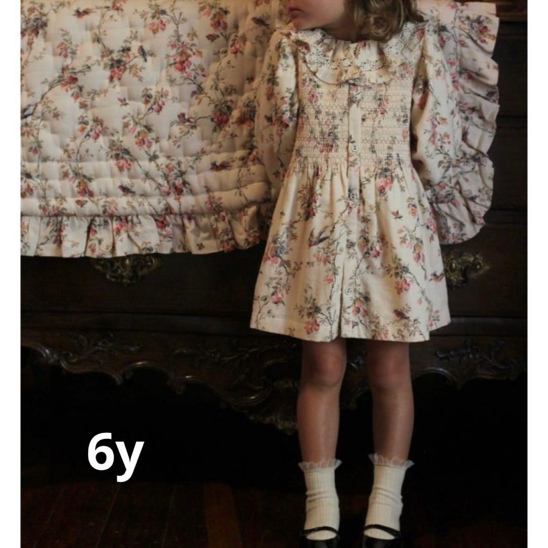 【bonjour diary】Birds&flowers frilltunic