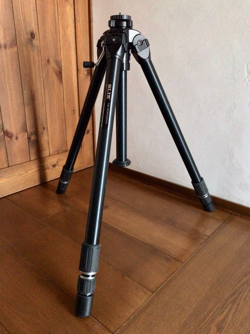 冬の撮影に！SLIK ザ プロフェッショナル 3段