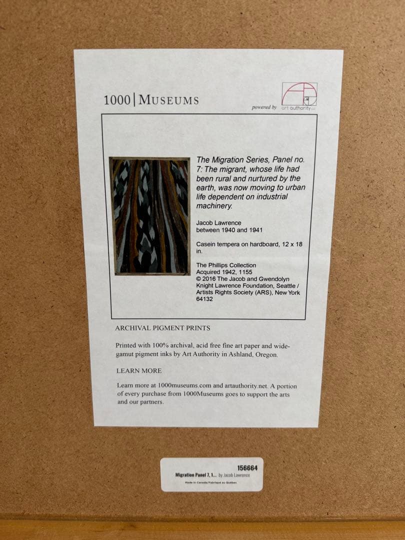 Jacob Lawrence ジェイコブ ローレンス アートプリント MOMA