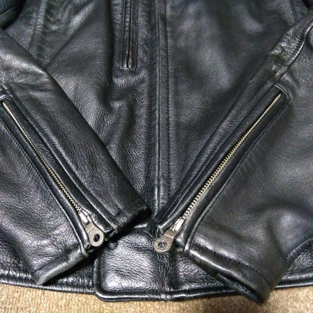 美品 Mサイズ ハーレーダビッドソン 純正ライダースジャケット Wジッパー