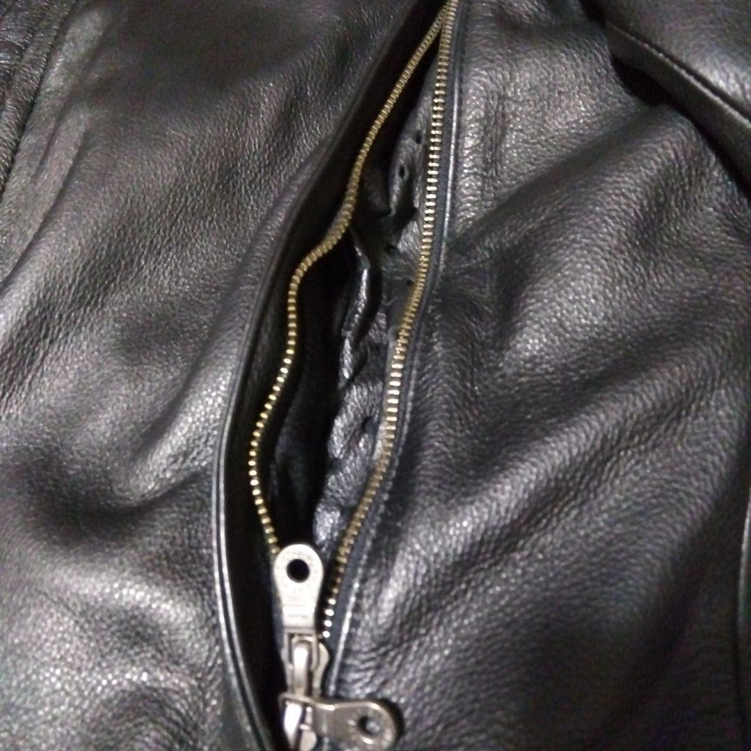 美品 Mサイズ ハーレーダビッドソン 純正ライダースジャケット Wジッパー