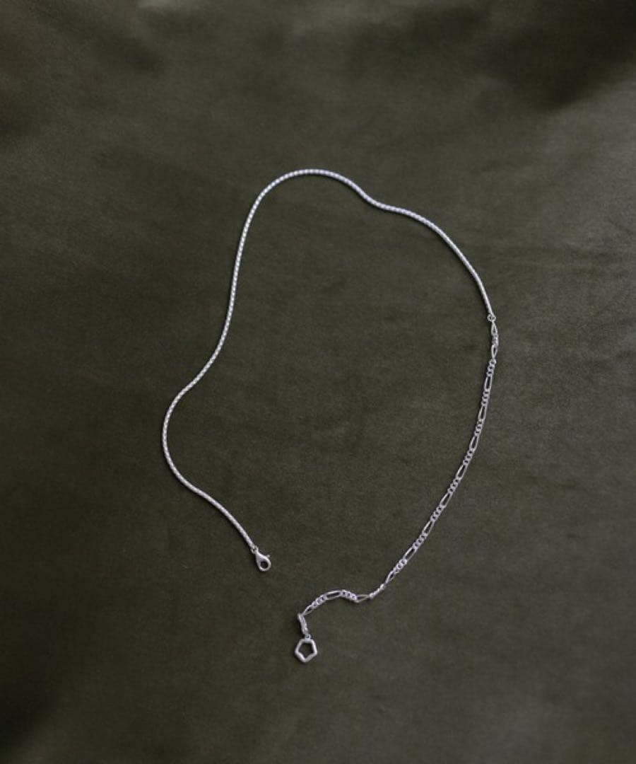 TEN.ネックレス SILVER925 シェードコンビチェーンネックレス