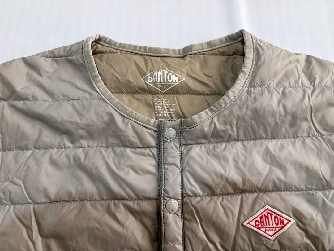 36サイズ　DANTON ダウンジャケット ベージュ ダントン
