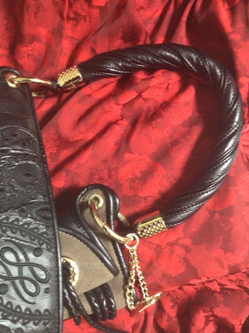 ランセルLANCELブリジットバルドー2WAYバッグ スエード バケット型