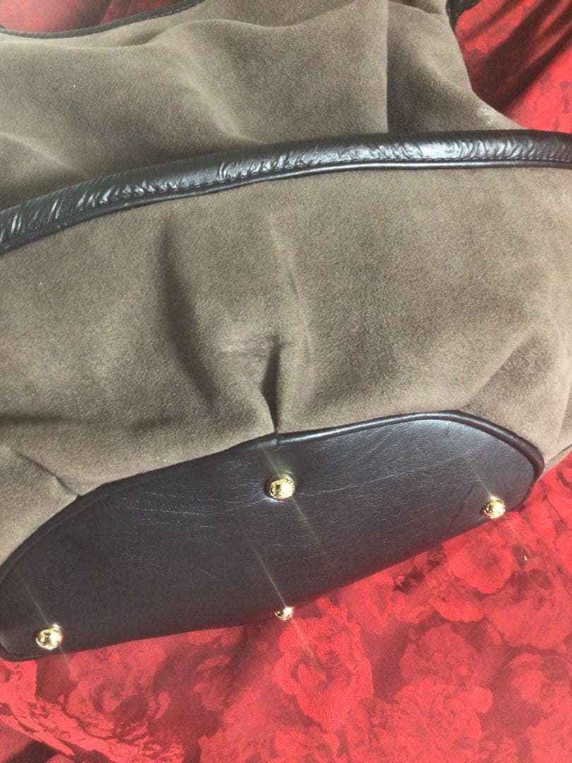 ランセルLANCELブリジットバルドー2WAYバッグ スエード バケット型