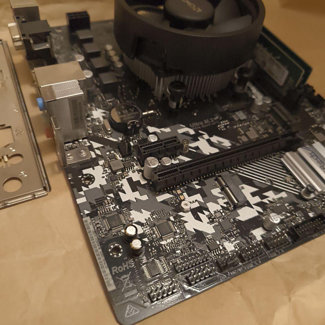 セット売り!! ASRock A520M Ryzen5 3500 RAM 16G