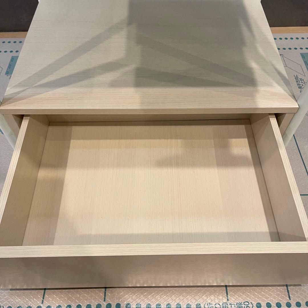 ホワイト 3段オープンシェルフ