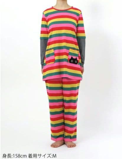 新品タグ付き マタノアツコ パジャマ ルームウェア ボーダー