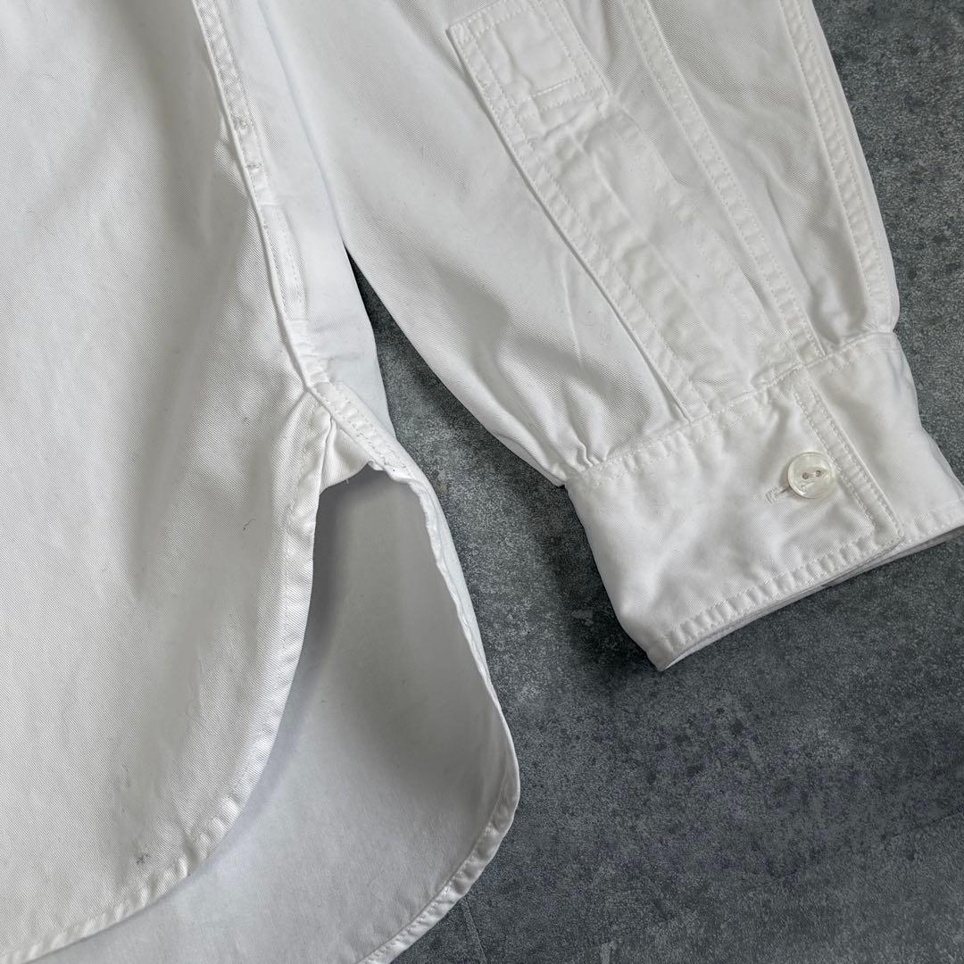 【美品】RRL ダブルアールエル ワークシャツ M ホワイト 40sスタイル