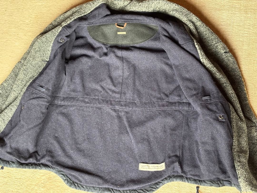 Kapital キャピタル ボア リングコート ネイビー 紺色 あったかい