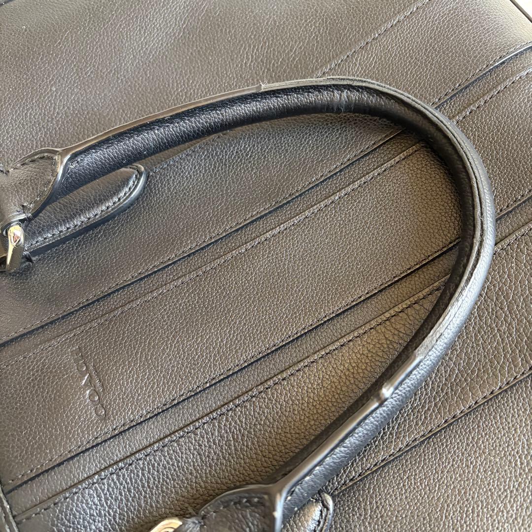 w*d様 COACH ビジネスバッグ ブリーフケース レザー F72309 黒