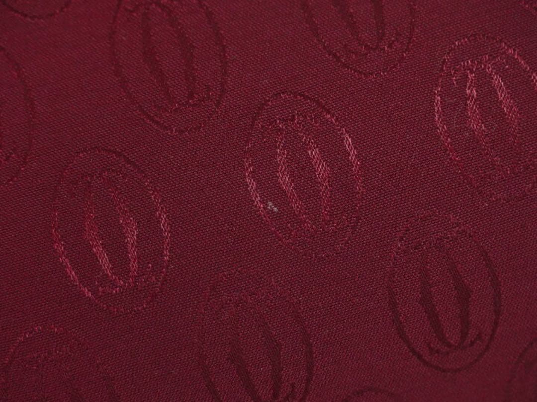 人気ヴィンテージ【Cartier】マストトリニティ 2WAYレザーバッグボルドー