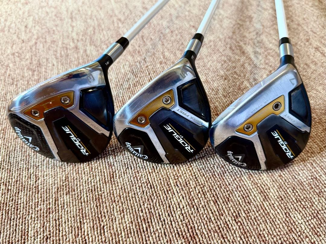 【Callaway】 Rogue フェアウェイウッド 3本セット Ａフレックス