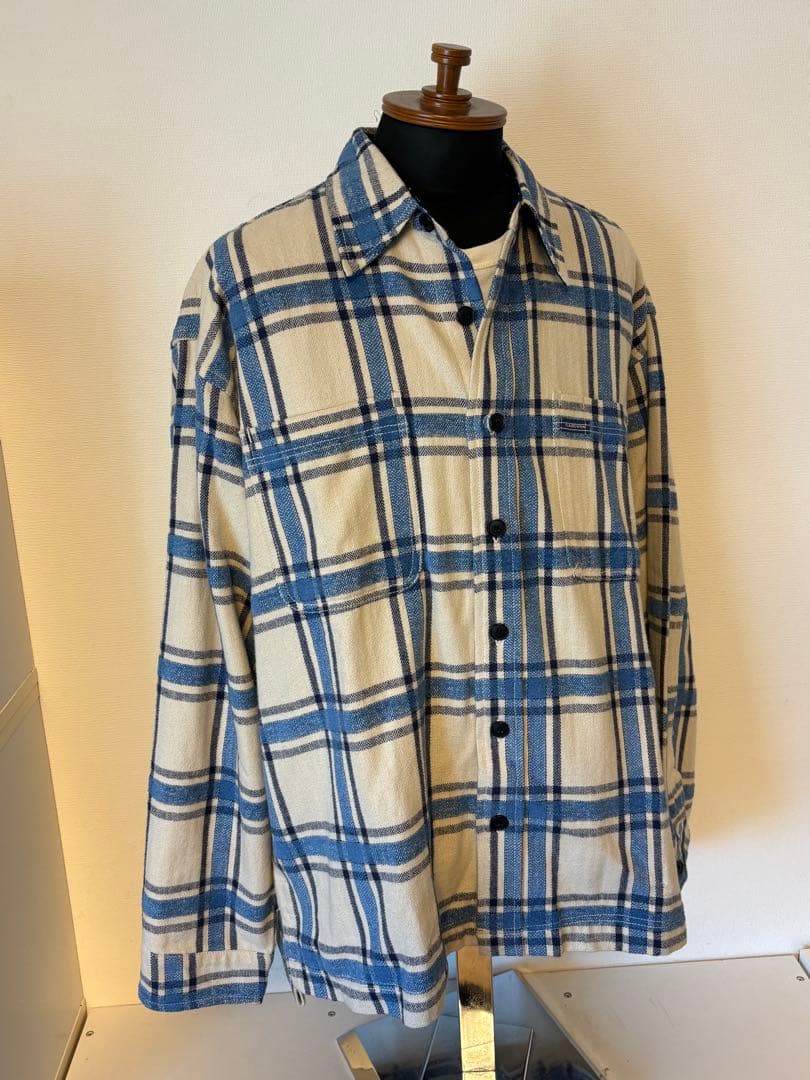 ナイジェルケーボン/ネルシャツ/ジャケット/チェック/ビンテージ/イングランド製