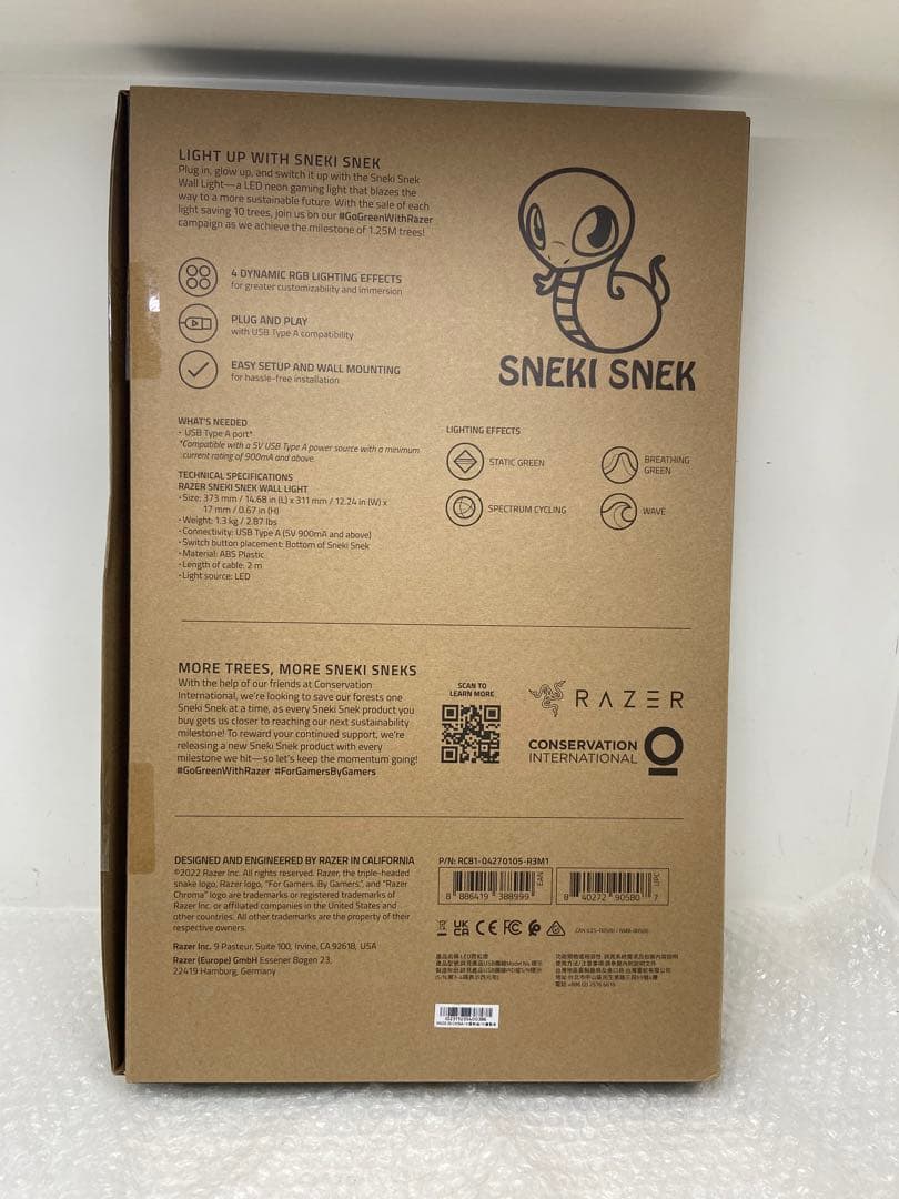 その他 Razer Sneki Snek Wall Light