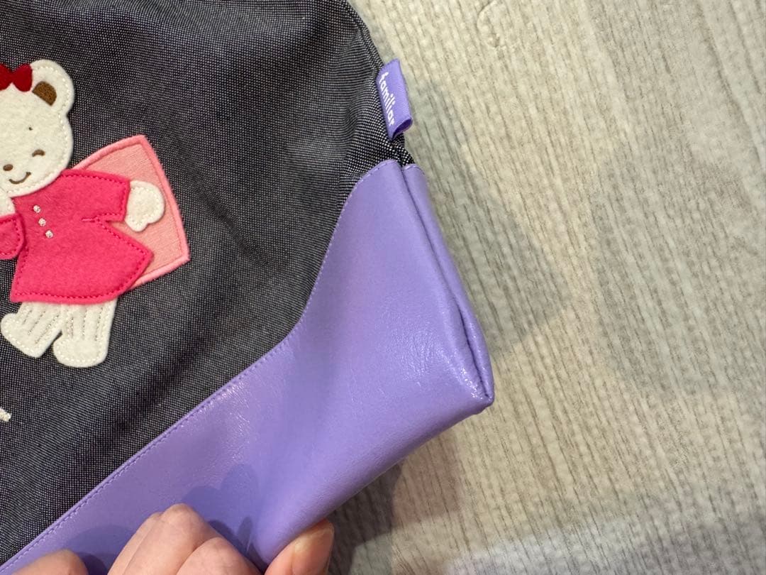 familiar ファミリア×キャトルレーヴ　コラボ　デニムバッグ