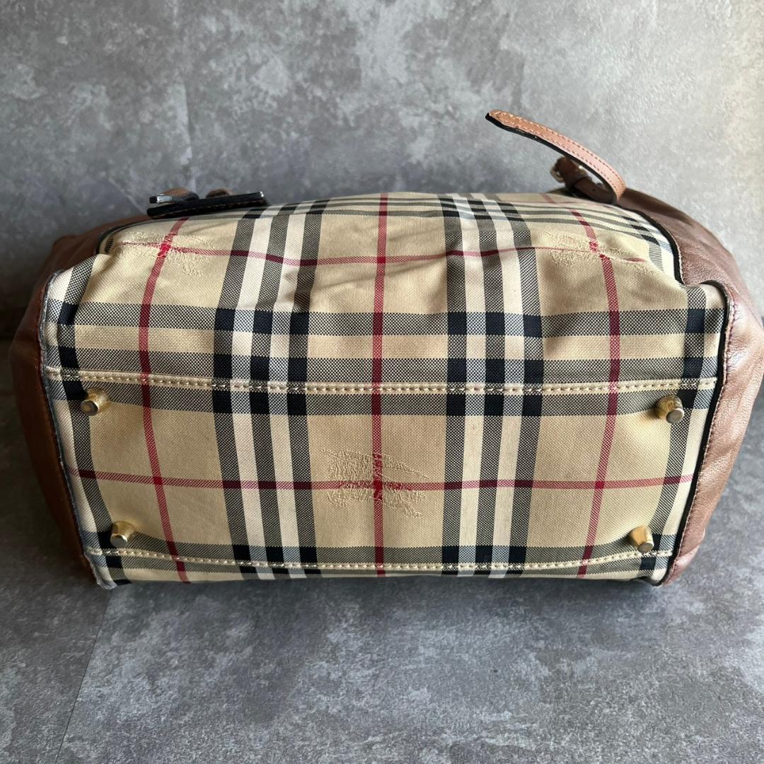 ⭐️BURBERRY⭐️バーバリー トートバッグ ノバチェック シャドーホース