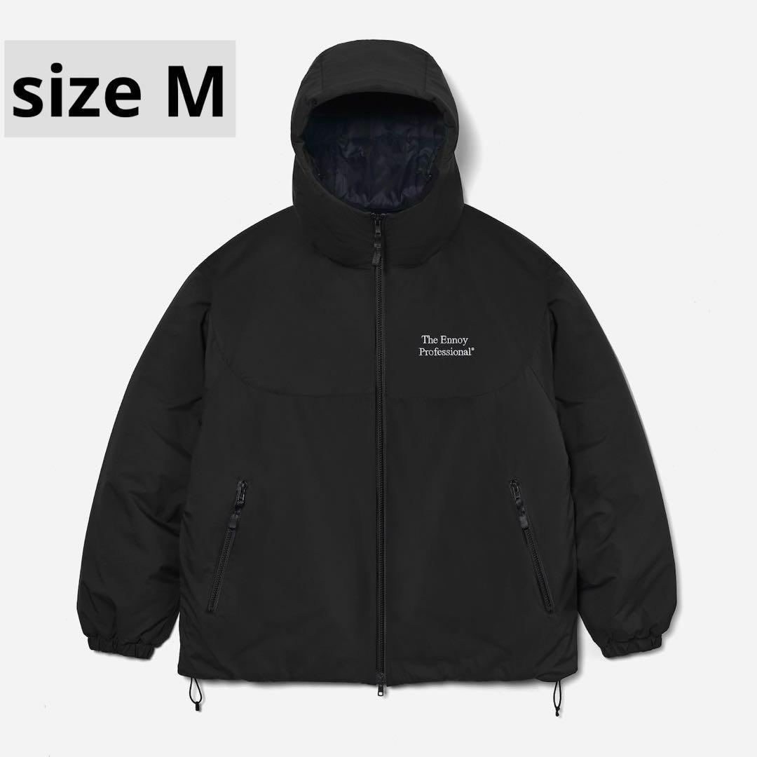 ENNOYとスタイリスト私物 PADDEDNYLON HOODIEBLACK M