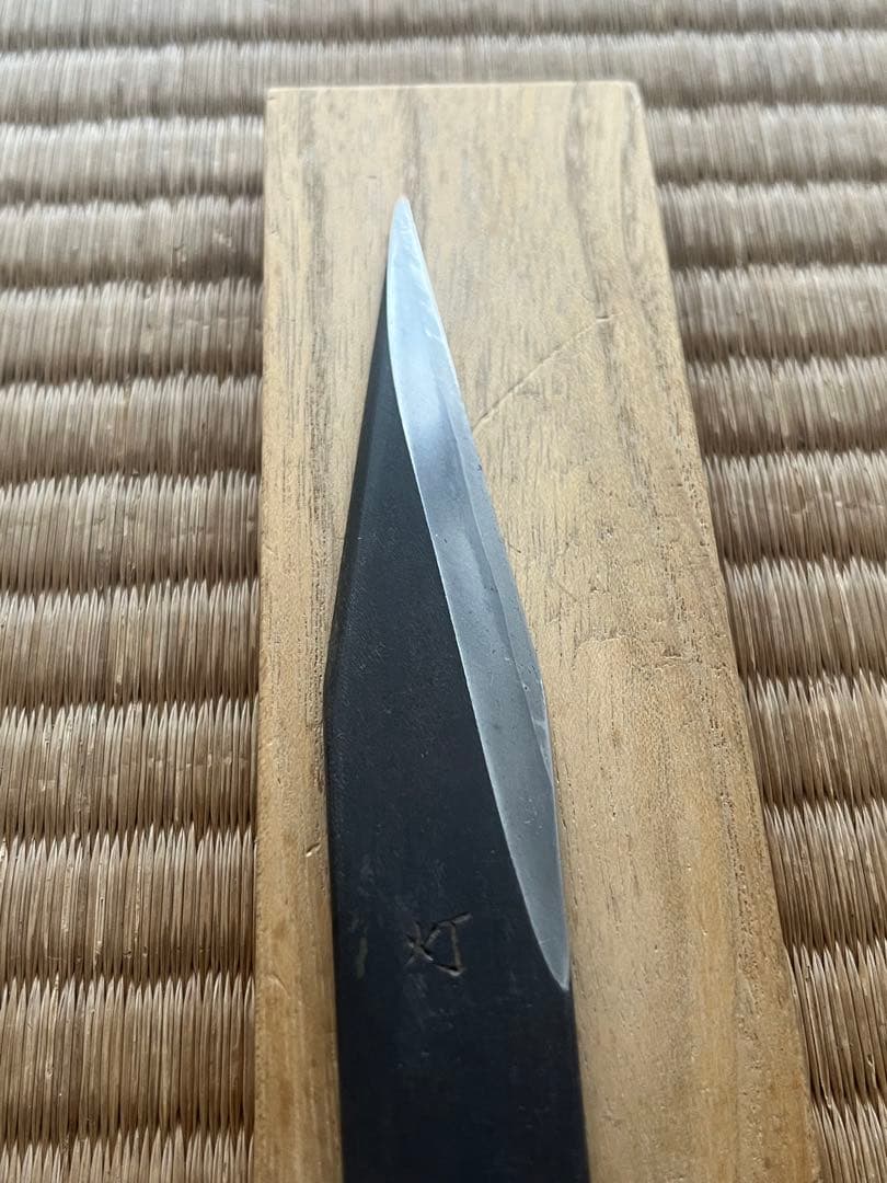 越後与板名工　三代助丸　碓氷金三郎作　切り出し/切出し『灯』