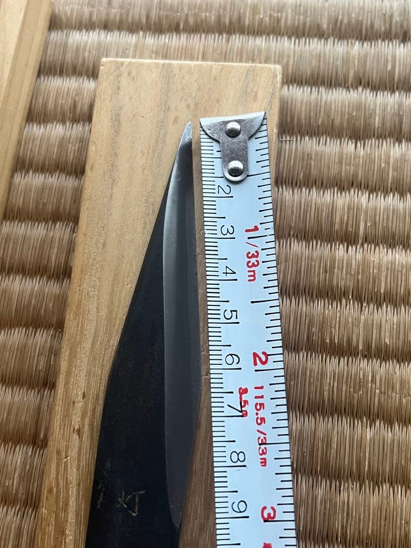 越後与板名工　三代助丸　碓氷金三郎作　切り出し/切出し『灯』