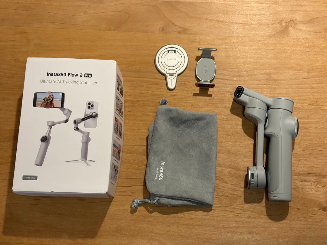 Insta360 Flow 2 Pro ストーングレー【美品】