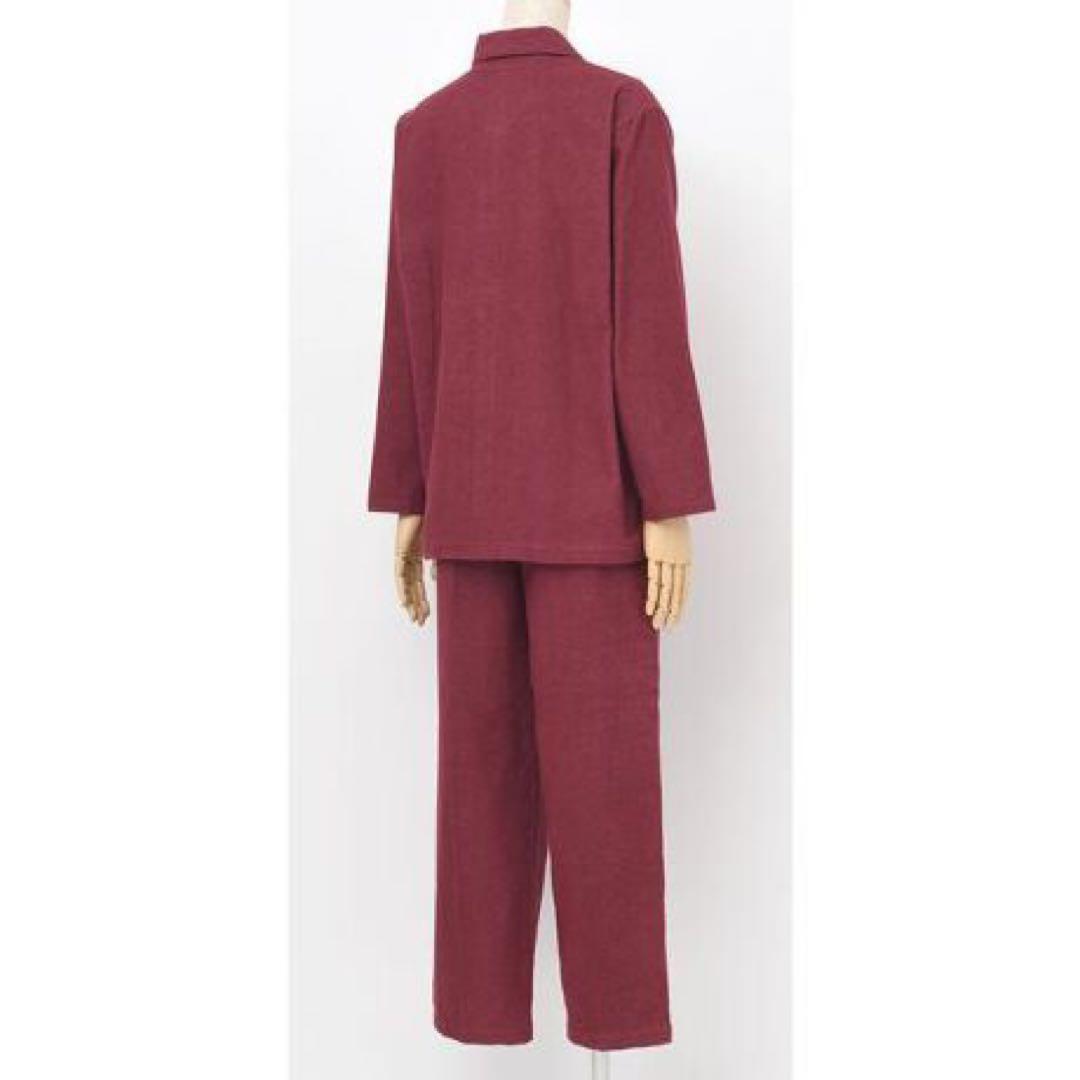 未使用◇睡眠化学◇起毛パジャマ◇RED◇ L◇ワコール