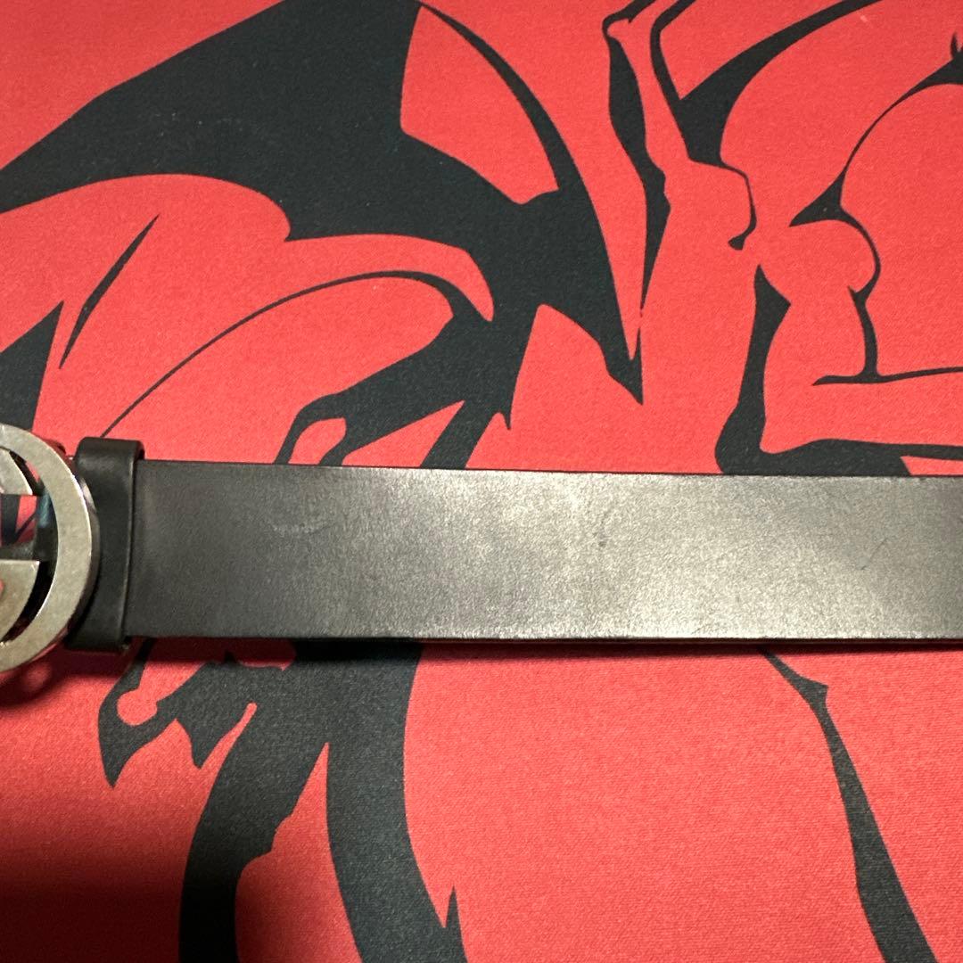 中古 GUCCI グッチ ベルト ブラック 368186 サイズ：85/34