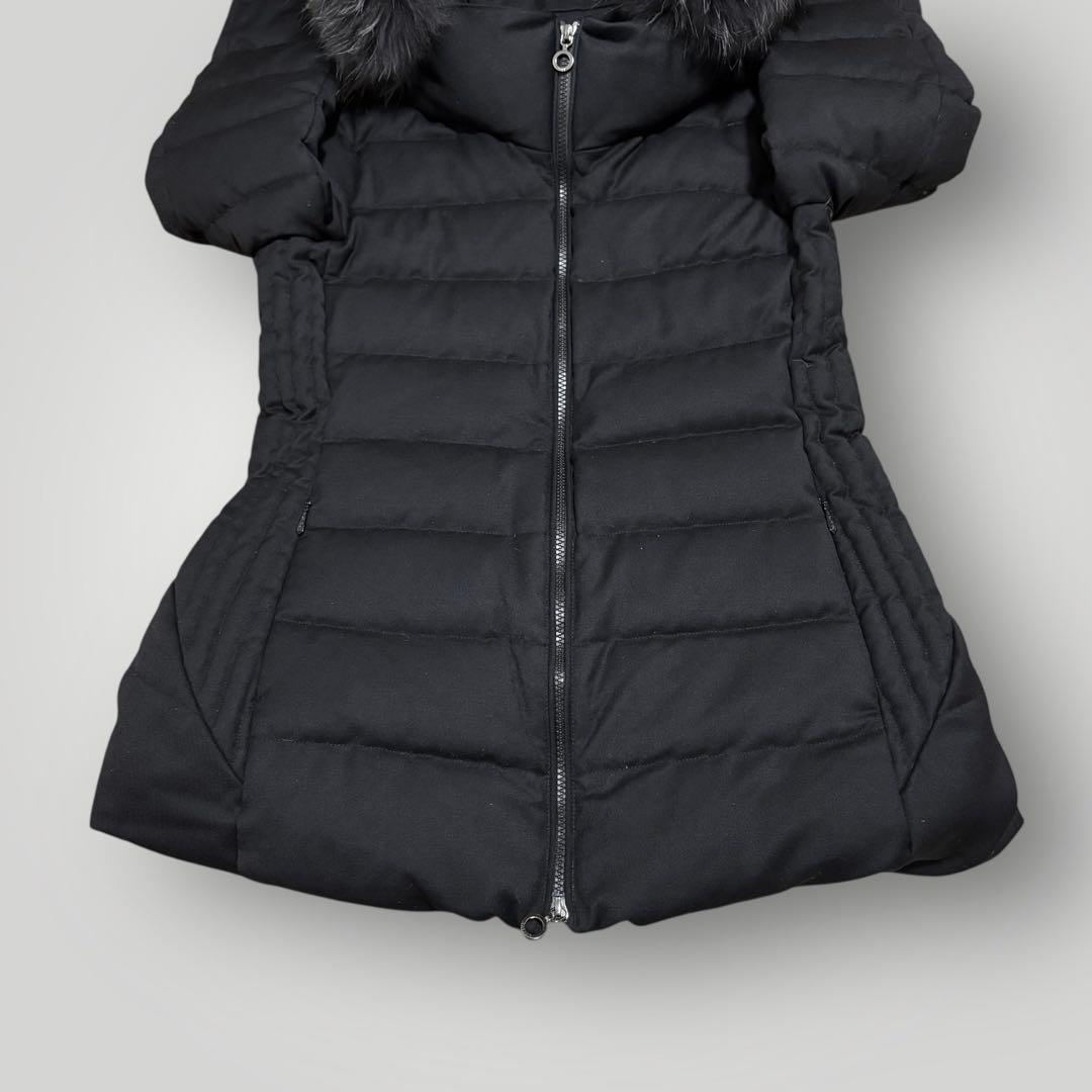 22AW・美品　TATRAS KOSAVA ファー付　ダウンジャケット　ブラック