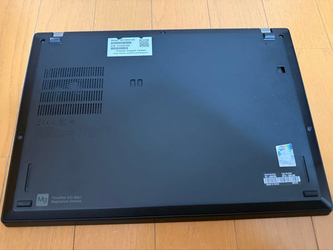 Windowsノート本体 ThinkPad X13 Gen1 Corei5/ssd1TB/8GB/