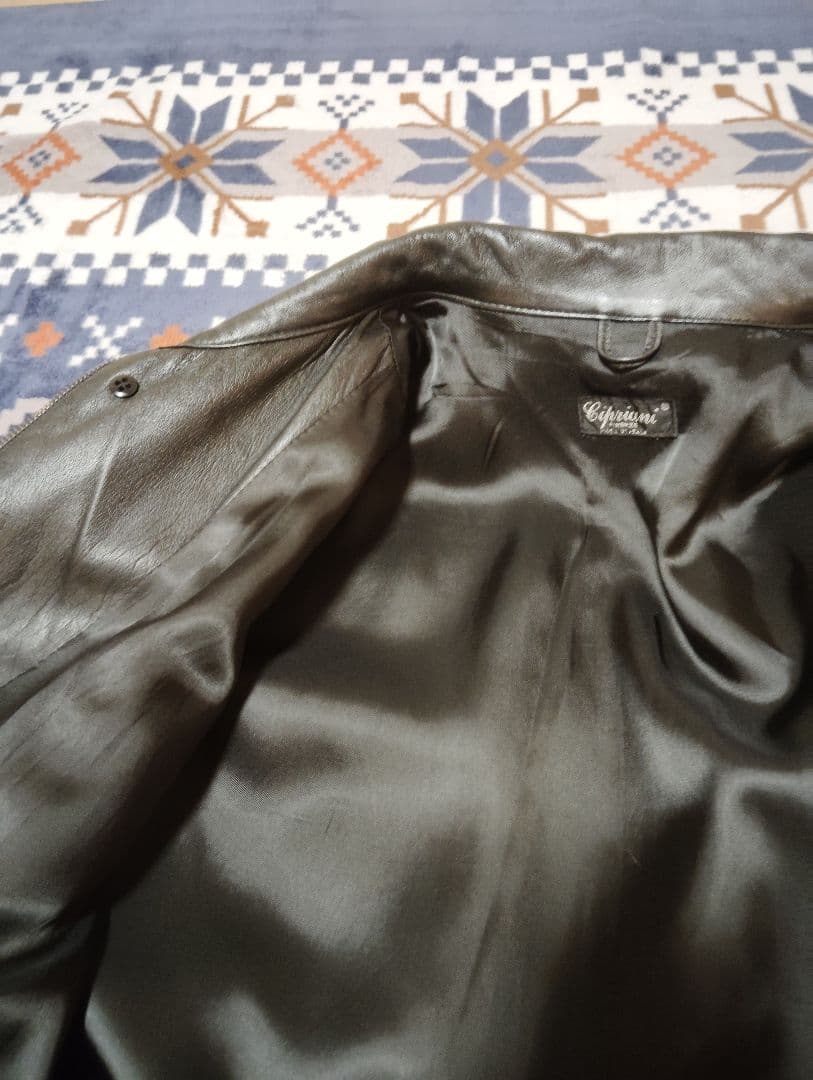 Cipriani FIRENZE リアルレザージャケット イタリア製 44 黒